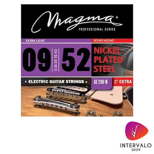 MAGMA Set Strings Magma Guit-Elec Nickel P/Steel .009 7C