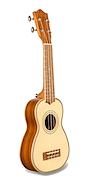 LANIKAI SPST-S Ukelele soprano, tapa armonica maciza de abeto europeo