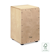 STAGG CAJ50MN Cajon con 2 pares de cuerdas ajustables