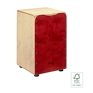 STAGG CAJ50MRD Cajon con 2 pares de cuerdas ajustable