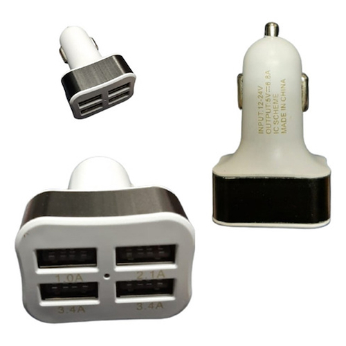 Cargador 12v Cuadruple USB - $ 2.210