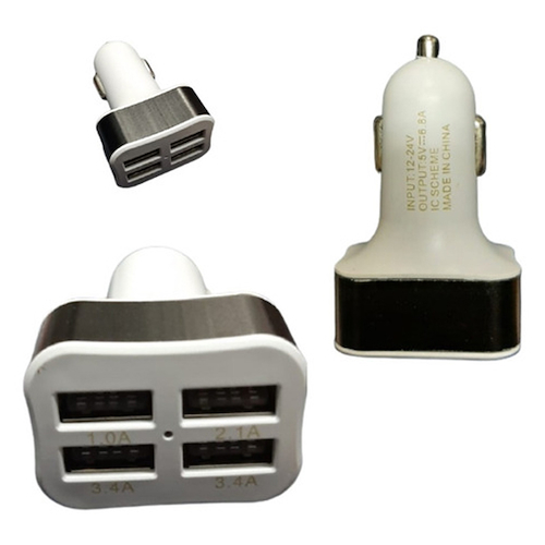 Cargador 12v Cuadruple USB - $ 2.400
