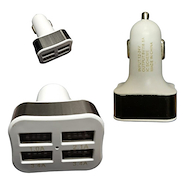 Cargador 12v Cuadruple USB