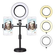 Aro de Luz LED 6" con Soporte para Celular CXB-160A