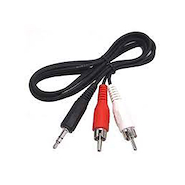 Cable de audio 3.5 a 2 RCA  1.8M