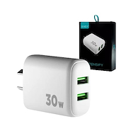 Cargador Alternativo 30W + cable lightning y 2 puertos USB