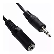 Cable prolongador Plug 3.5mm a Jack 3.5mm hembra 3mts
