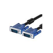 Cable Alternativo VGA a VGA macho de 3mts con 2 filtros