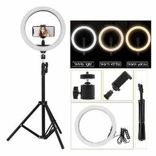 Kit Aro De Luz 30cm + Trípode 2m + Soporte Para Celular - $ 52.020 -  Rosario al Costo