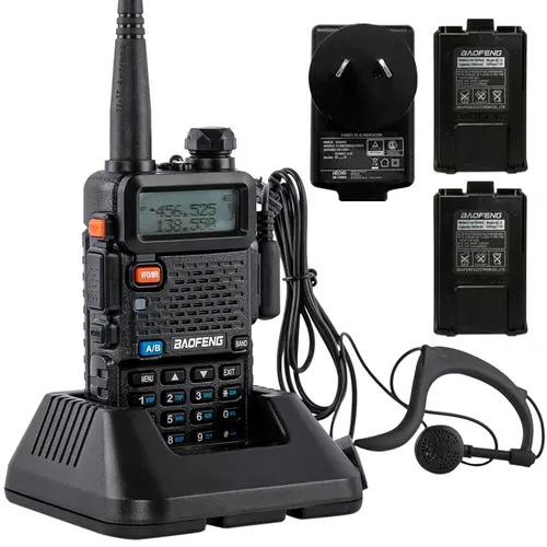 Handy Baofeng UV-5R Bi-Banda 5w 128CH 2 Baterías - $ 37.600