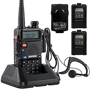 Handy Baofeng UV-5R Bi-Banda 5w 128CH 2 Baterías