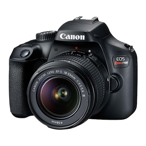 Canon Rebel T100 EF-S 18-55 III - $ 949.200