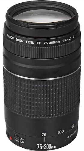 Lente Canon EF 75 300mm f/4-5.6 III - $ 474.400