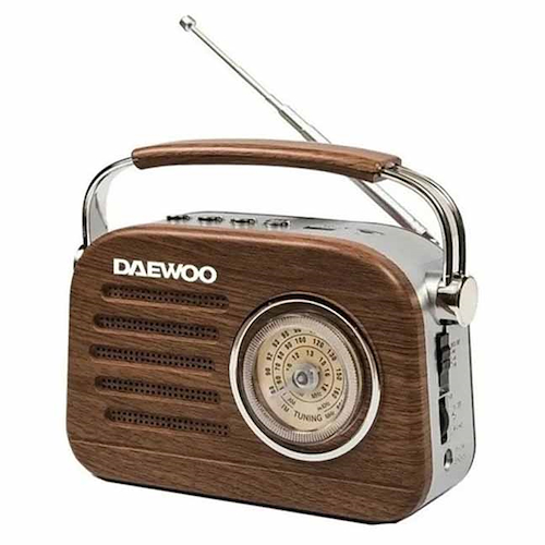 Radio Retro Style Daewoo DRP-130R - Rojo