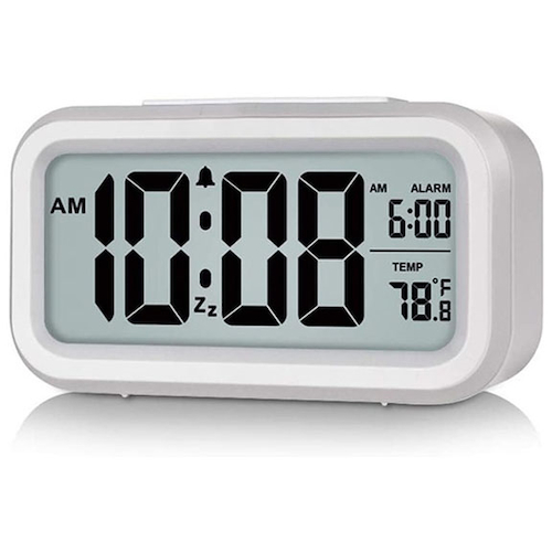 Reloj Despertador LCD con sensor de temperatura - $ 9.690
