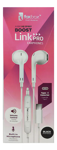 Auricular con cable FoxBox Boost Link Pro Type C - $ 10.300