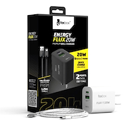 Cargador Foxbox Flux 20W + cable Prism Type C