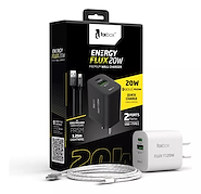 Cargador Foxbox Flux 20W + cable Prism Lightning