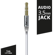 Cable FoxBox Audio 3.5mm / 3.5mm 1Mts