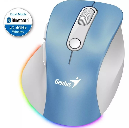 Mouse Genius Ergo 9000s Pro Bluetooth y Wifi 2.4hz - $ 26.000