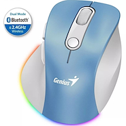 Mouse Genius Ergo 9000s Pro Bluetooth y Wifi 2.4hz