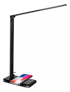 Lámpara LED de escritorio Gadnic con cargador inalámbrico