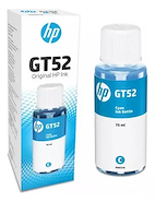 Tinta original para impresora HP GT52 70ml