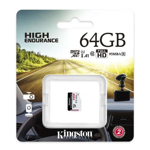 Memoria Kingston 64GB para videovigilancia FHD - $ 29.900