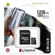 Memoria Kingston 128GB Clase 10 select plus