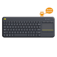 Teclado Inalambrico con Touchpad Logitech K400 Plus