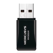 Mini Adaptador Mercusys N300 USB Inalámbrico