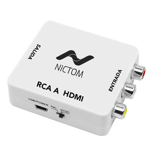 Conversor Nictom RCA a HDMI - $ 10.870