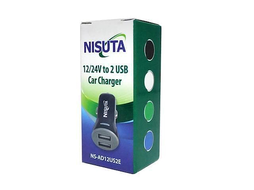 Cargador USB doble para auto 12/24V a 5V 2.1A - $ 9.100