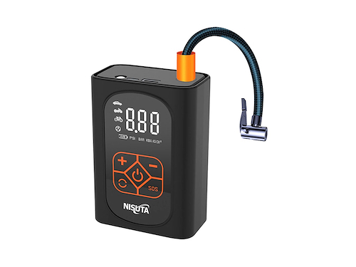 Inflador eléctrico portátil Nisuta 19L/Min - $ 54.500
