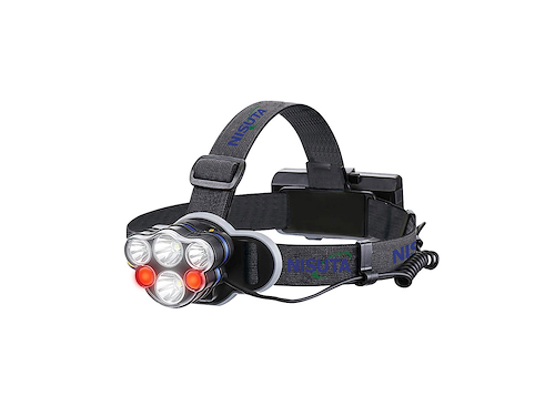 Linterna vincha Nisuta batería y luces multifunción - $ 40.500