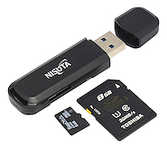 Lectograbador de memorias SD y mini SD USB 3.0 Nisuta