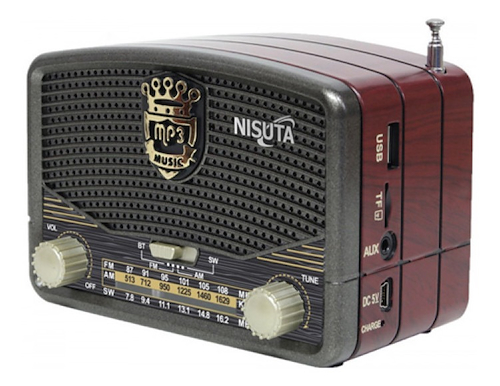 Mini Radio Bluetooth Nisuta NS-RV16 - $ 68.550