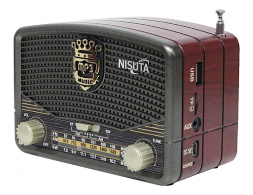 Mini Radio Bluetooth Nisuta NS-RV16 - $ 52.700