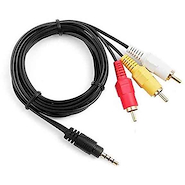 Cable 3.5 a 3 RCA 1.4M Nisuta NS-CAU35V2