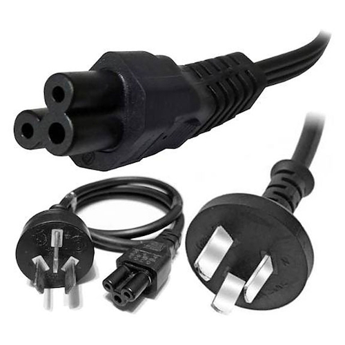 Cable Power 220V 10A Tipo Trebol 1.5m - $ 8.999