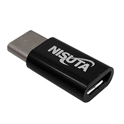 Adaptador Nisuta USB Type-C a MicroUSB  NS-ADUCMI - $ 4.000