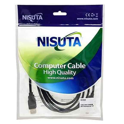 Cable de Impresora Nisuta 1.8m - $ 2.390