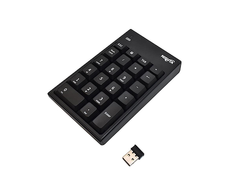 Teclado Nisuta wireless numérico con 3 teclas multimedia - $ 26.500