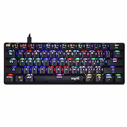 Teclado Mecanico Gamer Nisuta RGB de 61 Teclas con Software