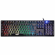 Teclado Gaming Nisuta USB RGB con 17 Modos de Iluminacion NS