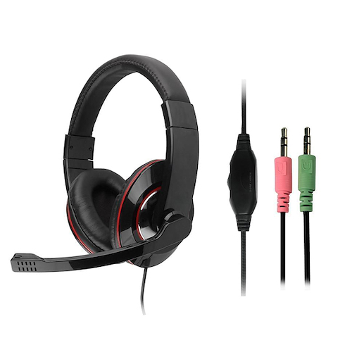 Auricular con cable Nisuta NS-AU80 Gaming con vincha - $ 20.200