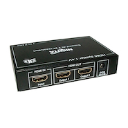 Splitter Nisuta HDMI de 2 puertos soporta 3D, 4K