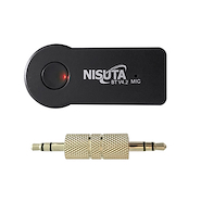 Conversor Nisuta Audio 3.5m a Bluetooth c/Manos Libres