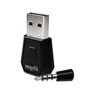 Conversor Nisuta USB para Auricular Bluetooth en Consolas