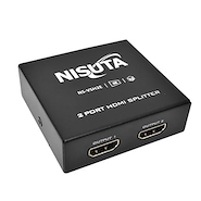 Splitter Nisuta HDMI de 2 Puertos 4K, 3D, 1 4b